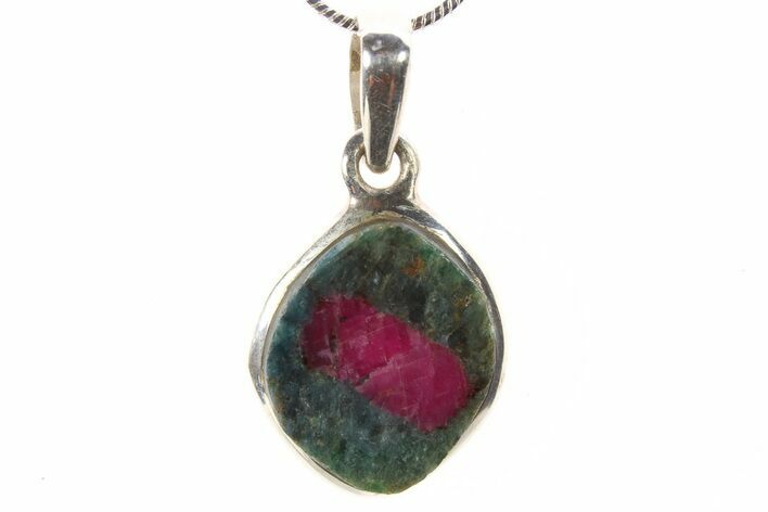 Ruby in Kyanite Pendant (Necklace) - Sterling Silver #265232